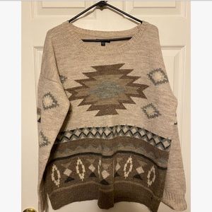 American eagle tribal print sweater
